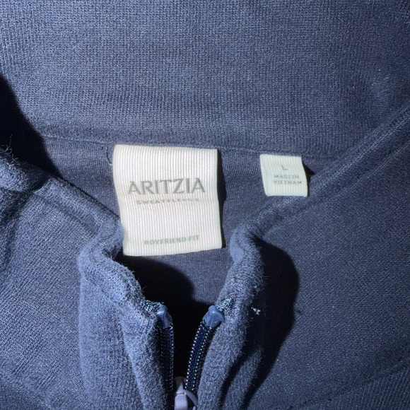 Aritzia Cozy Sweatfleece boyfriend 1/2 zip - Picture 3 of 3